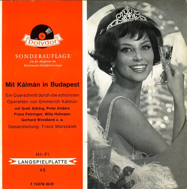 Cover Various - Mit Kálmán In Budapest - Ein Querschnitt Durch Die Schönsten Operetten Von Emmerich Kálmán (7, EP, Club, TP) Schallplatten Ankauf