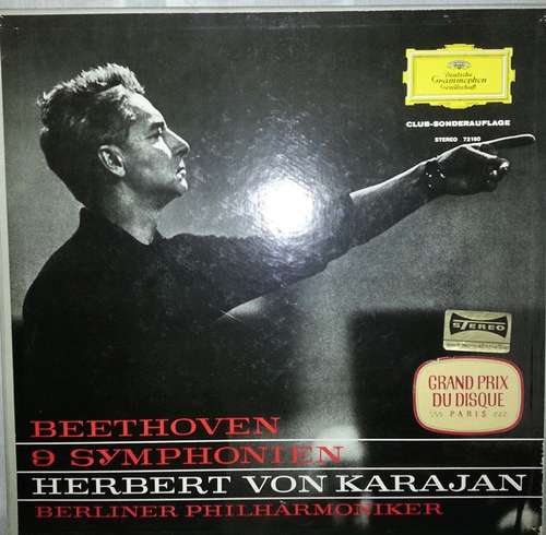 Cover Beethoven* / Karajan*, Berliner Philharmoniker - 9 Symphonien (Box, Comp + 7xLP, Club) Schallplatten Ankauf
