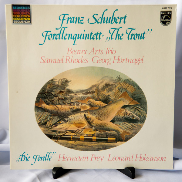 Cover Franz Schubert - Beaux Arts Trio • Samuel Rhodes • Georg Hörtnagel • Hermann Prey • Leonard Hokanson - Forellenquintett • The Trout / Die Forelle (LP, Comp, RE) Schallplatten Ankauf