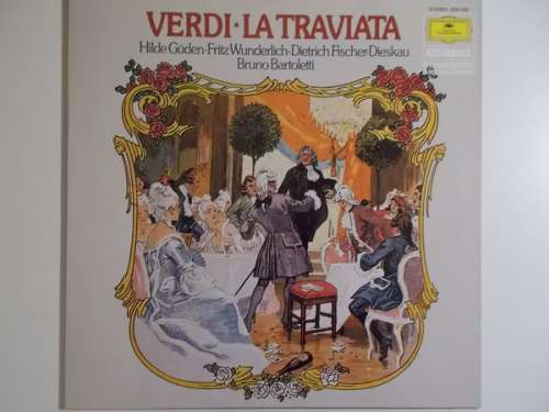 Cover Verdi* - Hilde Güden • Fritz Wunderlich • Dietrich Fischer-Dieskau ; Bruno Bartoletti - La Traviata (LP, RE) Schallplatten Ankauf