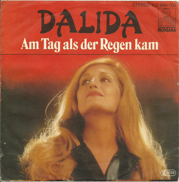 Cover Dalida - Am Tag Als Der Regen Kam (7, Single) Schallplatten Ankauf