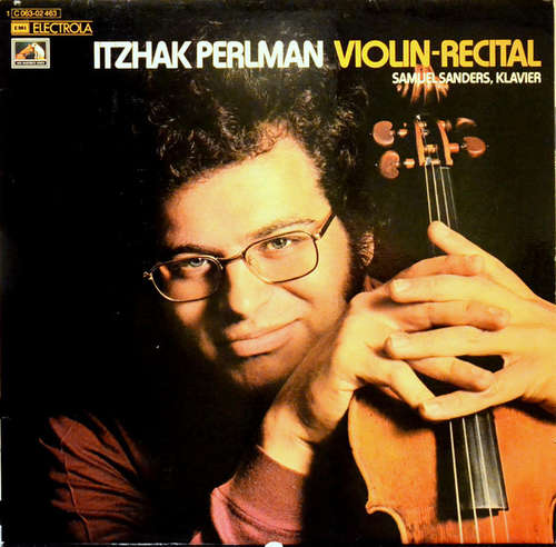 Cover Itzhak Perlman - Violin Recital (LP) Schallplatten Ankauf