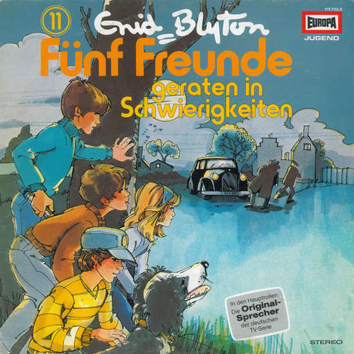 Cover Enid Blyton - Fünf Freunde Geraten In Schwierigkeiten (LP) Schallplatten Ankauf
