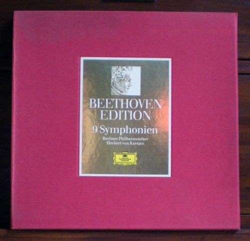 Cover Herbert von Karajan - Berliner Philharmoniker - Beethoven Edition - 9 Symphonien (8xLP + Box) Schallplatten Ankauf