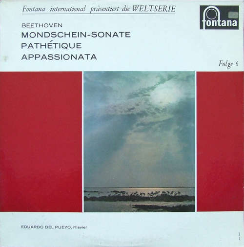 Cover Beethoven*, Eduardo Del Pueyo - Mondschein-Sonate, Pathetique, Appassionata (LP, Mono) Schallplatten Ankauf