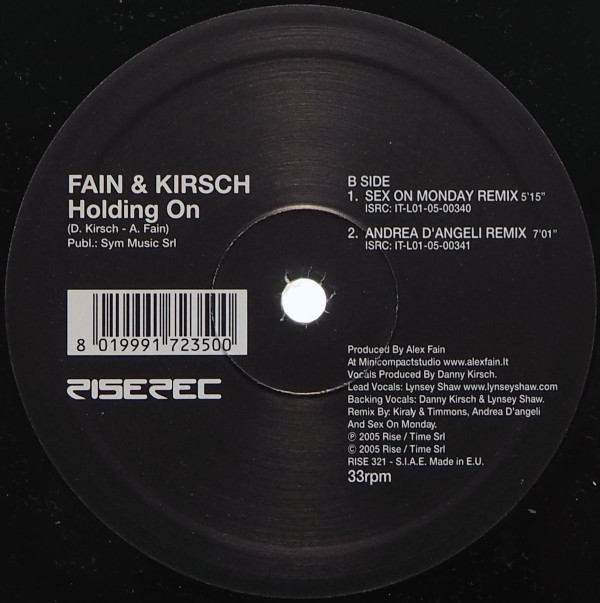 Cover Fain* & Kirsch* - Holding On (12) Schallplatten Ankauf