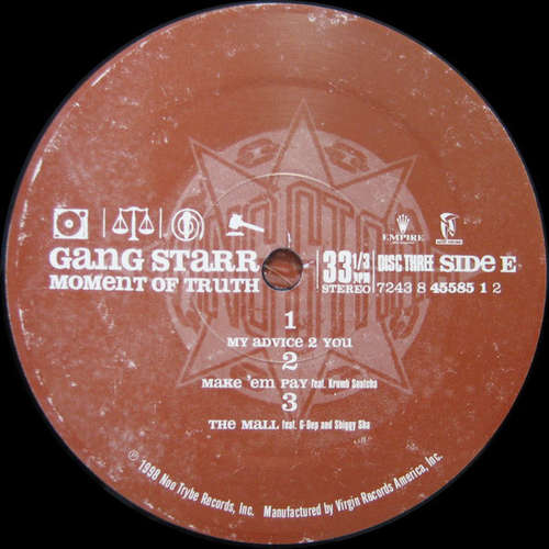 Gang Starr Moment Of Truth (3xLP, Album) Vinyl Schallplatten Shop buy24hours.de