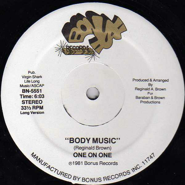 Cover One On One (4) - Body Music (12) Schallplatten Ankauf