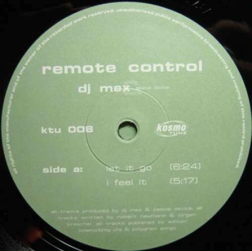 Cover Remote Control (2) - Let It Go (12) Schallplatten Ankauf