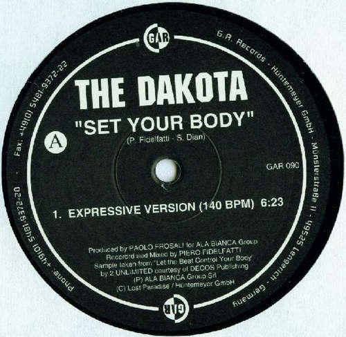 Cover The Dakota - Set Your Body (12) Schallplatten Ankauf