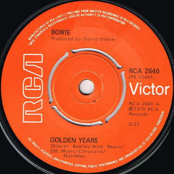 Cover Bowie* - Golden Years (7, Single) Schallplatten Ankauf