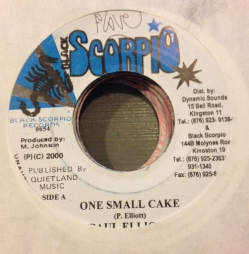 Cover Paul Elliott* - One Small Cake (7) Schallplatten Ankauf