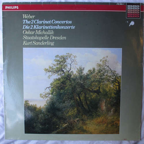 Cover Weber*, Oskar Michallik, Staatskapelle Dresden, Kurt Sanderling - The 2 Clarinet Concertos (LP) Schallplatten Ankauf