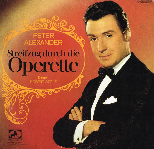 Cover Peter Alexander - Streifzug Durch Die Operette (LP, Album) Schallplatten Ankauf