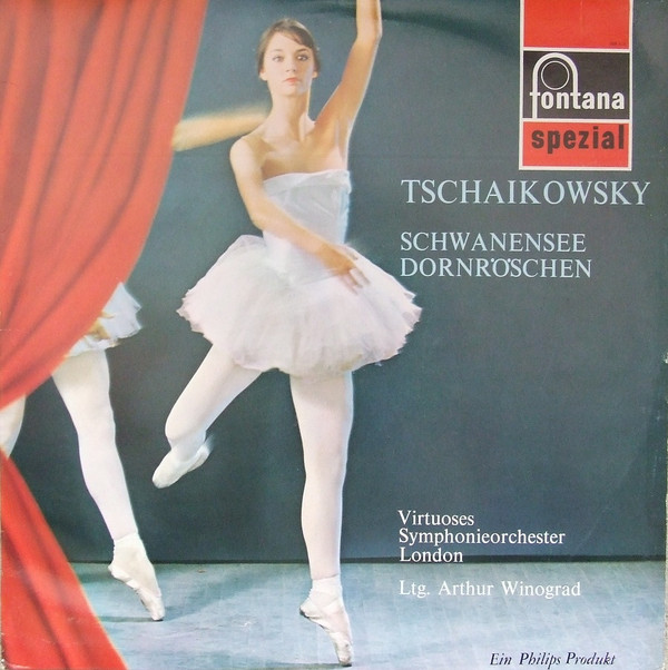Cover Tschaikowsky*, Virtuoses Symphonieorchester London*, Arthur Winograd - Schwanensee / Dornröschen (LP, Mono) Schallplatten Ankauf