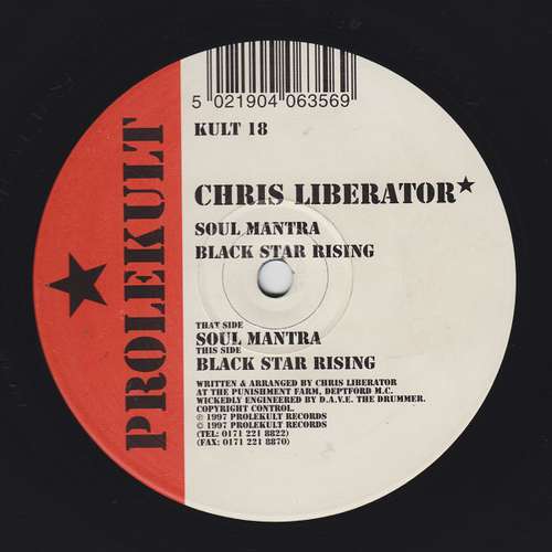 Cover Chris Liberator - Soul Mantra / Black Star Rising (12) Schallplatten Ankauf