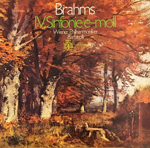 Cover Brahms*, Wiener Philharmoniker, Barbirolli* - IV. Sinfonie E-moll (LP) Schallplatten Ankauf