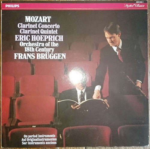 Cover Mozart*, Eric Hoeprich, Orchestra Of The 18th Century, Frans Brüggen - Clarinet Concerto - Clarinet Quintet (LP) Schallplatten Ankauf