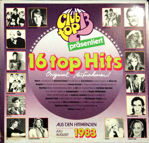 Cover Various - 16 Top Hits - Aus Den Hitparaden Juli August 1983 (LP, Comp) Schallplatten Ankauf