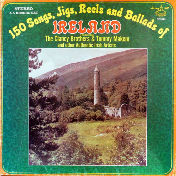 Cover Various - 150 Songs, Jigs, Reels And Ballads Of Ireland (5xLP + Box, Comp) Schallplatten Ankauf