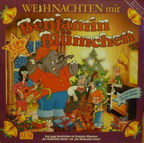 Cover Elfie Donnelly - Weihnachten Mit Benjamin Blümchen - Der Weihnachts-Abend / Der Weihnachts-Traum (2xLP, Comp) Schallplatten Ankauf