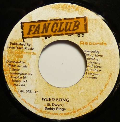 Bild Daddy Rings - Weed Song (7) Schallplatten Ankauf