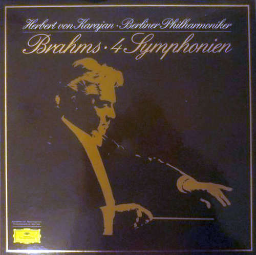 Cover Brahms* - Karajan*, Berliner Philharmoniker - Brahms • 4 Symphonien (4xLP + Box) Schallplatten Ankauf