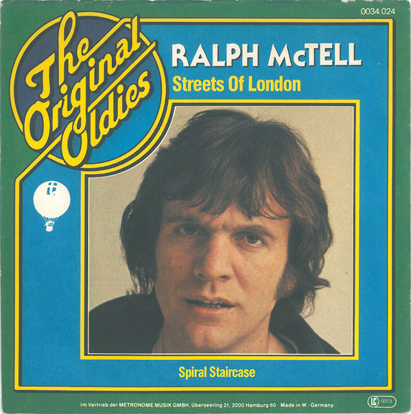Cover Ralph McTell - Streets Of London / Spiral Staircase (7, Single) Schallplatten Ankauf