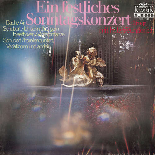 Bild Fritz Wunderlich, Bach*, Schubert*, Beethoven* - Ein Festliches Sonntagskonzert (2. Folge) (LP) Schallplatten Ankauf