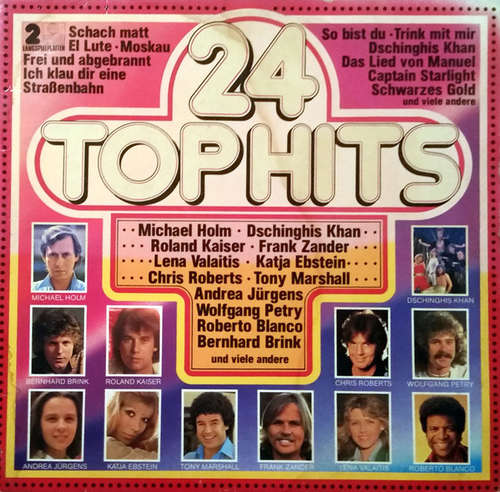 Cover Various - 24 Top Hits (2xLP, Comp, Gat) Schallplatten Ankauf