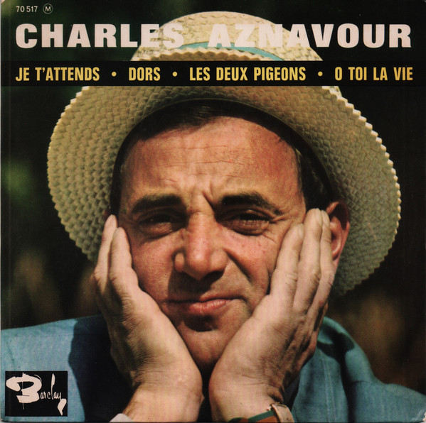 Cover Charles Aznavour - Je T'attends (7, EP) Schallplatten Ankauf