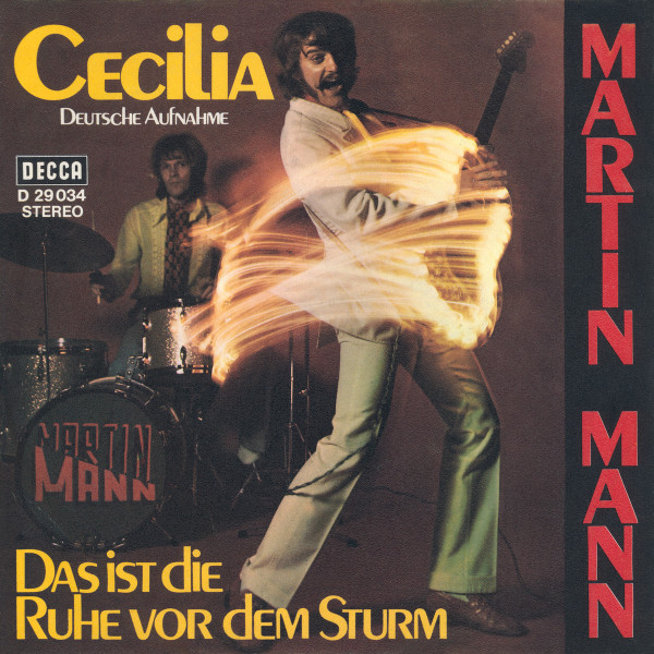 Cover Martin Mann - Cecilia (7, Single) Schallplatten Ankauf