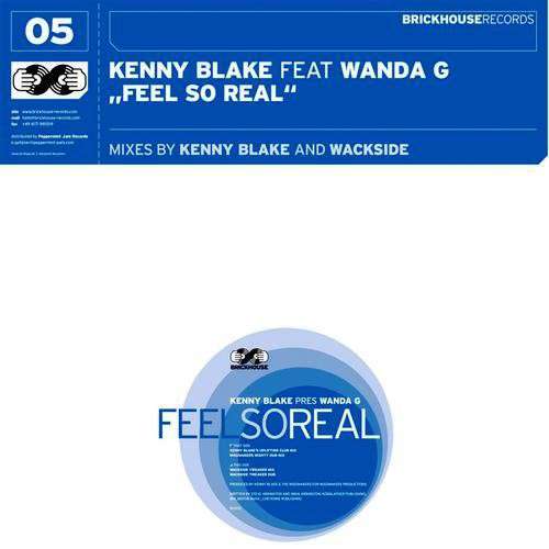 Cover Kenny Blake Feat Wanda G* - Feel So Real (12) Schallplatten Ankauf