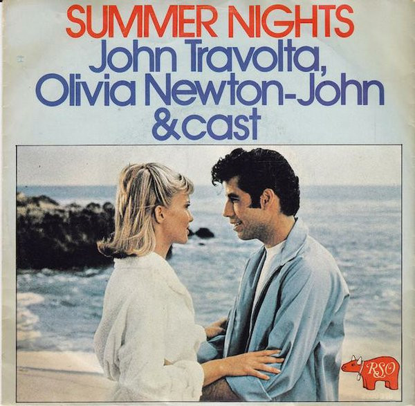 Cover John Travolta & Olivia Newton-John - Summer Nights (7, Single) Schallplatten Ankauf
