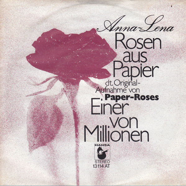 Cover Anna-Lena* - Rosen Aus Papier (Paper-Roses) (7, Single) Schallplatten Ankauf