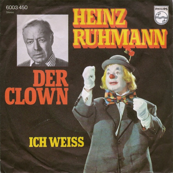 Cover Heinz Rühmann - Der Clown (7, Single) Schallplatten Ankauf