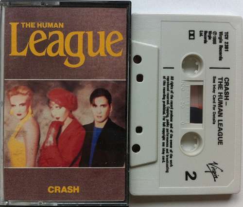 Cover The Human League - Crash (Cass, Album) Schallplatten Ankauf