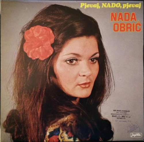 Cover Nada Obrić - Pjevaj, Nado, Pjevaj (LP, Album) Schallplatten Ankauf