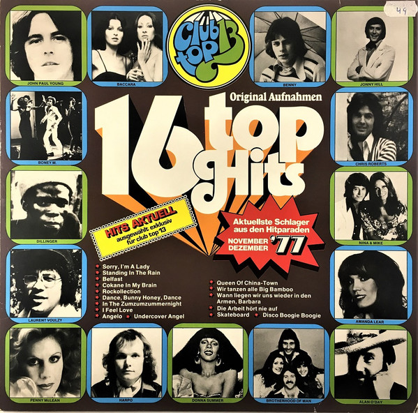 Cover Various - 16 Top Hits November / Dezember '77 (LP, Comp) Schallplatten Ankauf