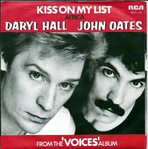 Cover Daryl Hall John Oates* - Kiss On My List (7, Single) Schallplatten Ankauf