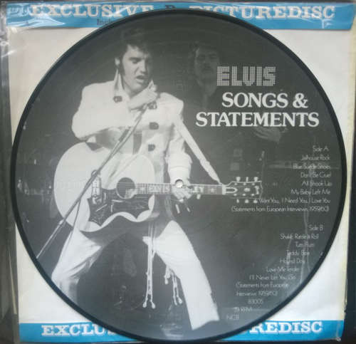 Cover Elvis Presley - Songs & Statements (LP, Comp, Pic) Schallplatten Ankauf