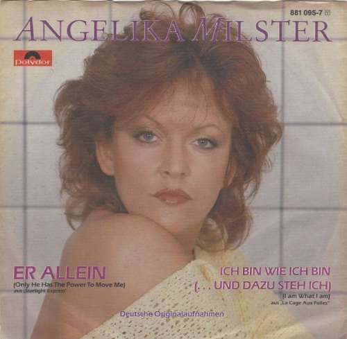 Cover Angelika Milster - Er Allein (7, Single) Schallplatten Ankauf