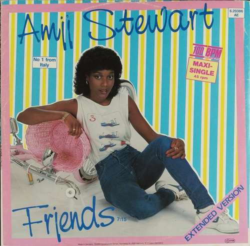 Cover Amii Stewart - Friends (12, Maxi, Yel) Schallplatten Ankauf