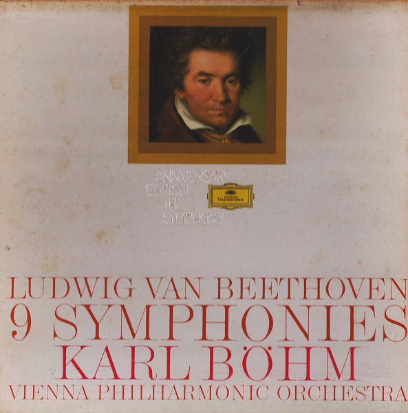 Cover Ludwig van Beethoven – Karl Böhm, Vienna Philharmonic Orchestra* - 9 Symphonies (9xLP + Box, Comp) Schallplatten Ankauf
