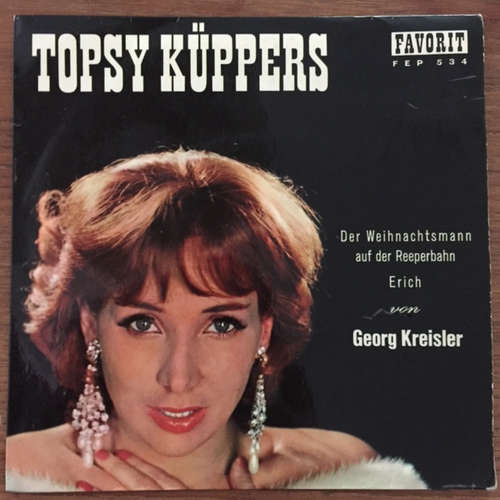 Cover Topsy Küppers - Der Weihnachtsmann Auf Der Reeperbahn / Erich (7, EP) Schallplatten Ankauf