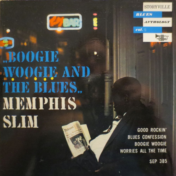 Cover Memphis Slim - Boogie Woogie And The Blues - Blues Anthology Vol. 5 (7, EP) Schallplatten Ankauf