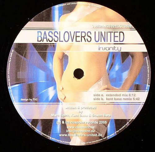 Cover Basslovers United - Insanity (12) Schallplatten Ankauf