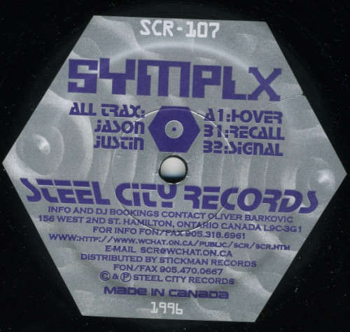 Cover Symplx - Hover (12) Schallplatten Ankauf