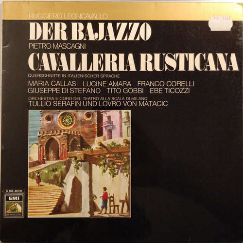 Cover Pietro Mascagni / Ruggiero Leoncavallo - Cavalleria Rusticana / Der Bajazzo (Querschnitte) (LP) Schallplatten Ankauf