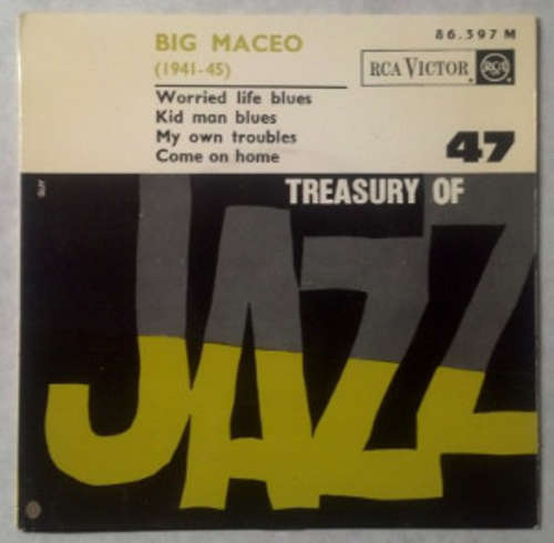 Cover Big Maceo - Treasury Of Jazz Vol. 47 (7, EP) Schallplatten Ankauf